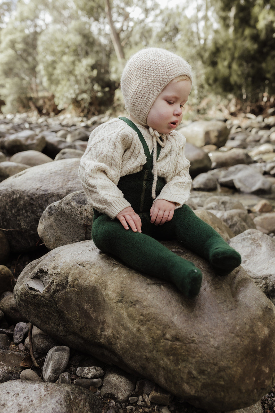 Silly Silas Teddy Dark Forest Green Footed