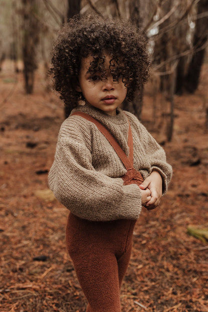 Silly Silas Teddy Cinnamon Footless