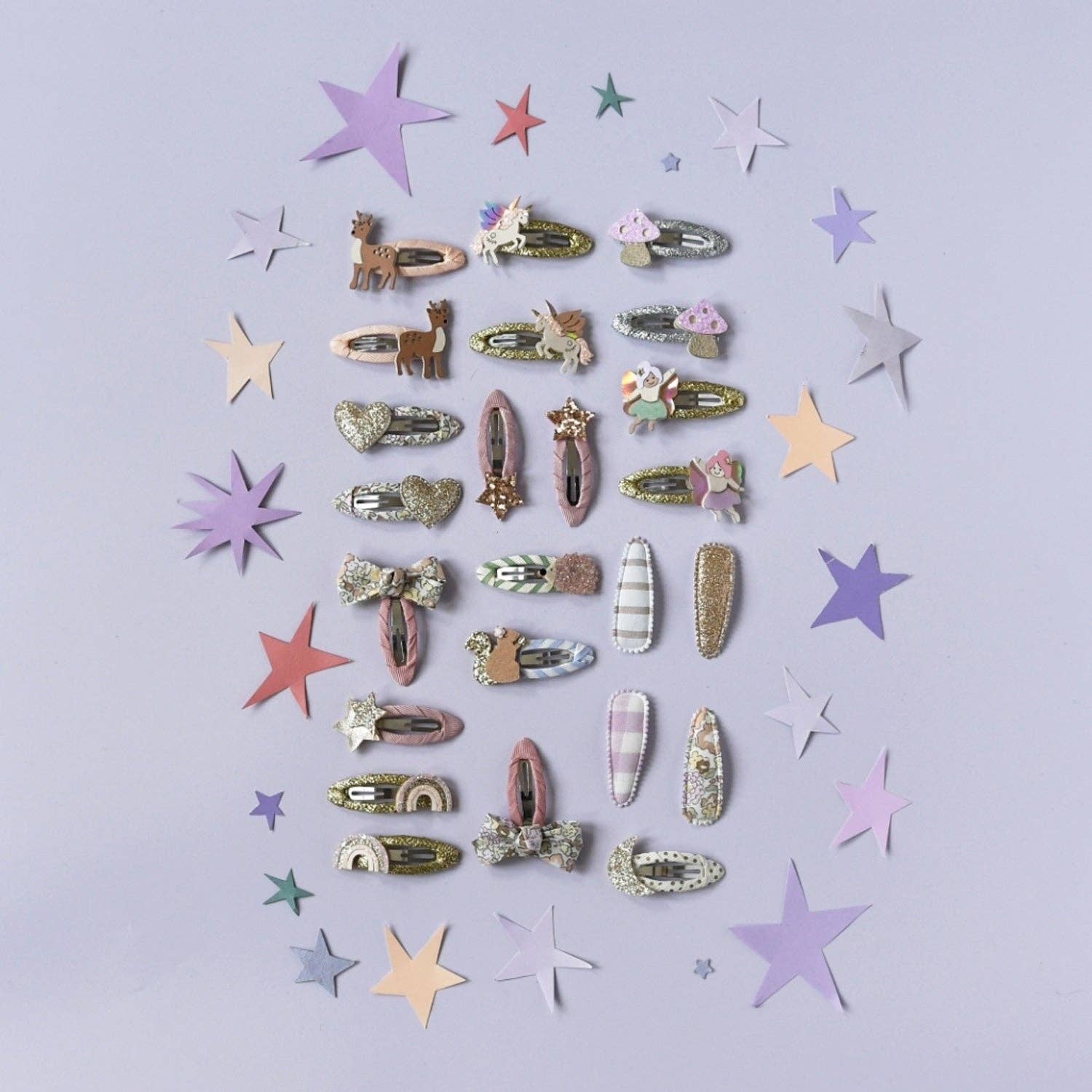 Rockahula Kids US - Fairytale Floral Twisty Bow Clips