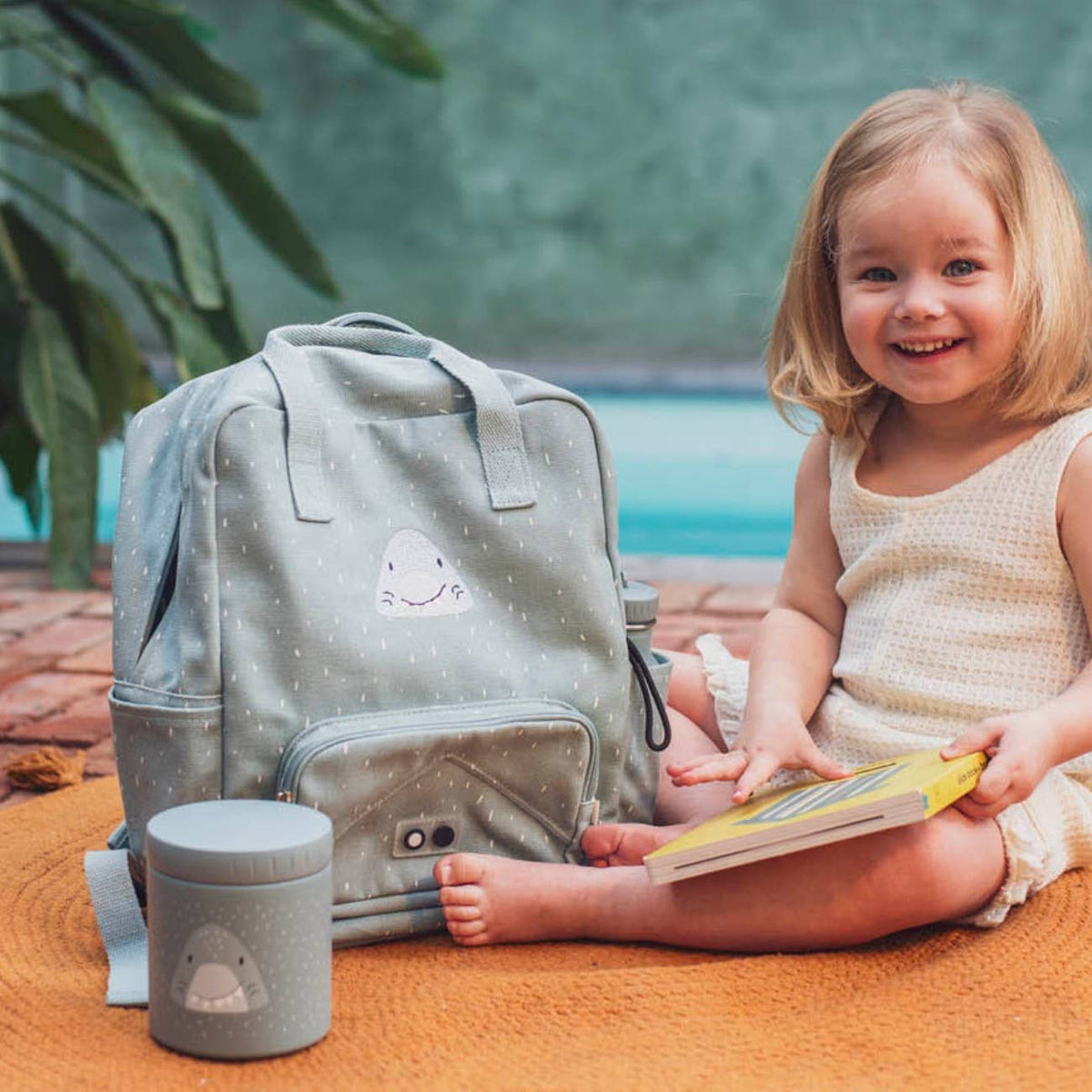 Trixie Baby - Trixie Insulated Food Jar 350 mL (12 oz) | Kids Thermos: Mrs. Cat