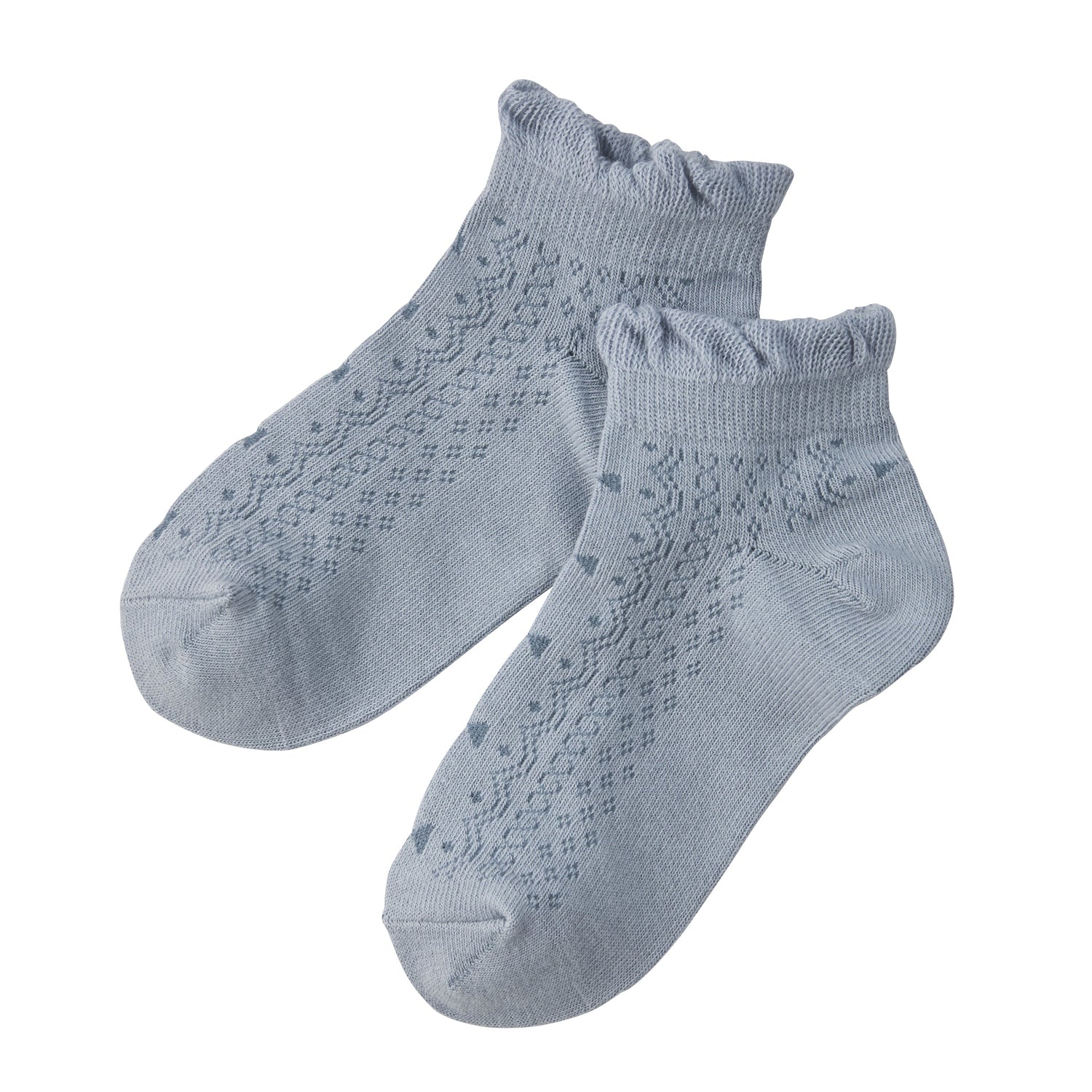MIKI HOUSE 3 pack Sock set-pink/white stripe