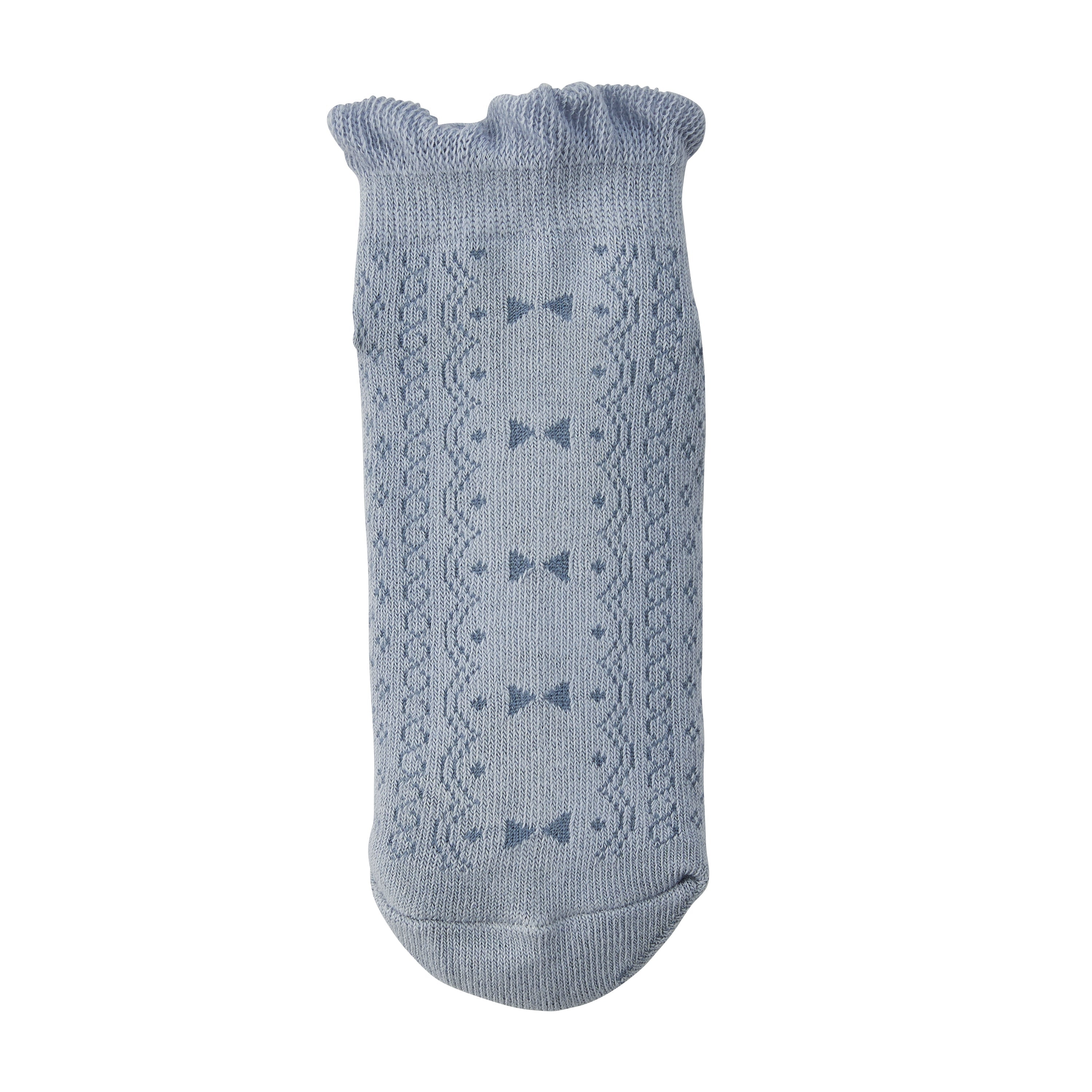 MIKI HOUSE 3 pack Sock set-pink/white stripe