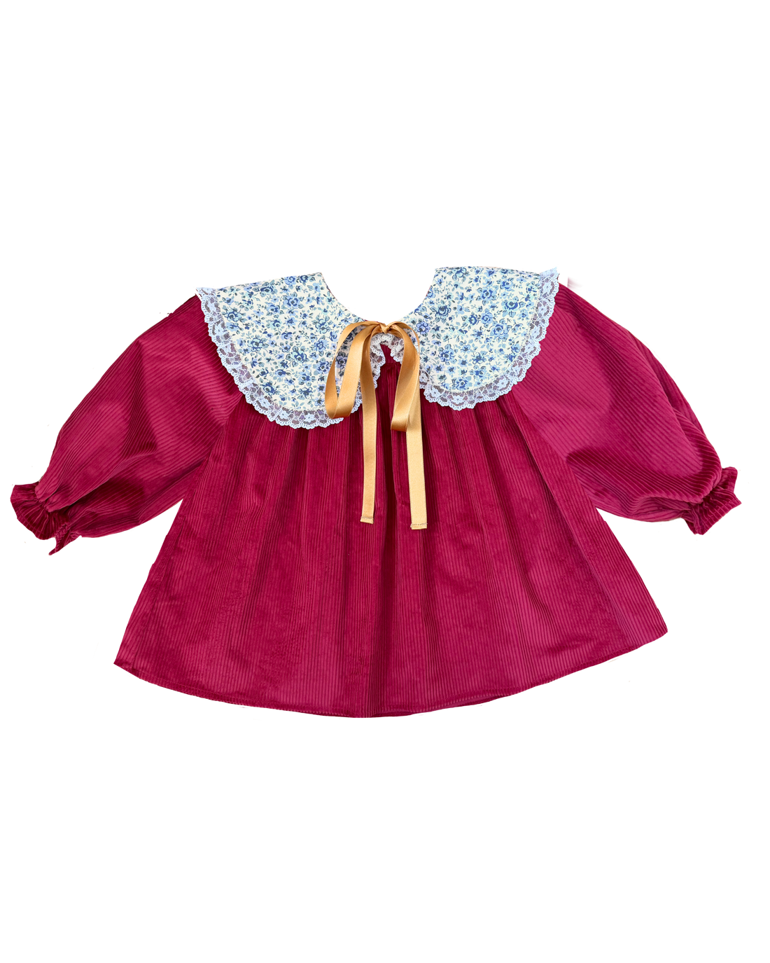 Carlota Suip Carmina red corduroy dress