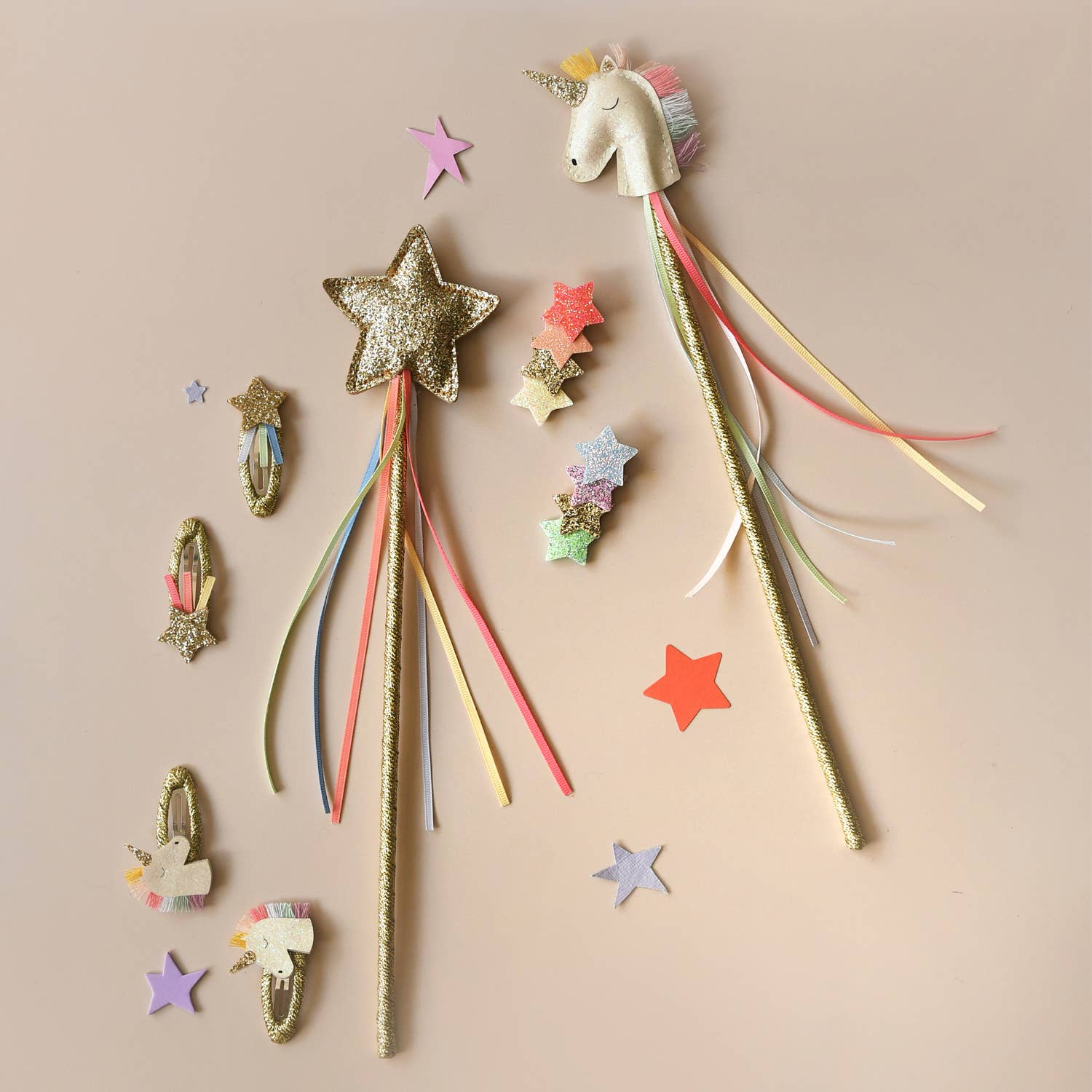 Rockahula Rainbow Glitter Star Wand for Kids