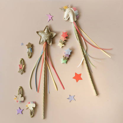Rockahula Rainbow Glitter Star Wand for Kids