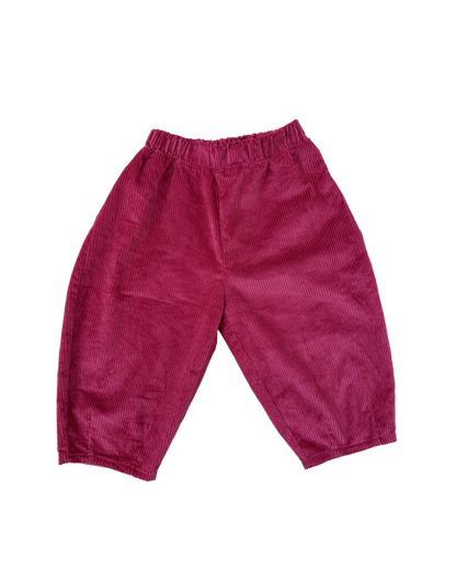 Carlota Suip Nutcracker Pants in Carmina red corduroy