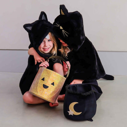 Mimi &amp; Lula Black cauldron trick or treat bag