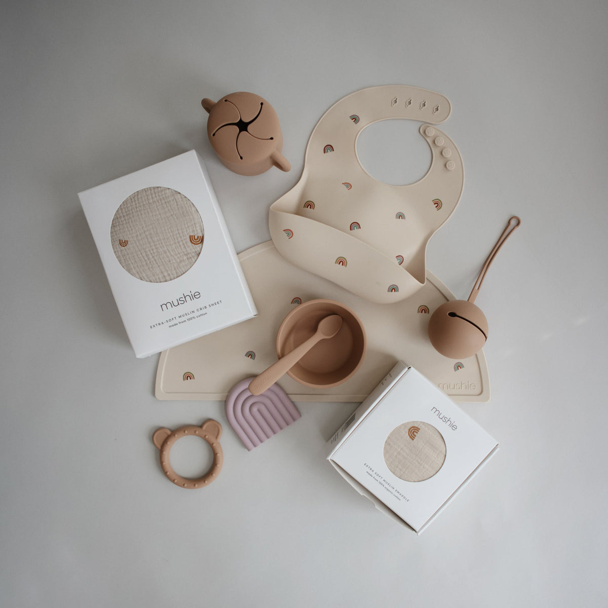 Silicone Baby Bib mushie