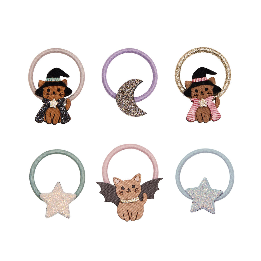 Mimi &amp; Lula Halloween cat mini hair ties