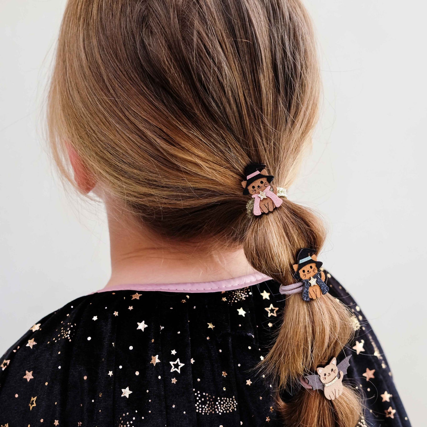 Mimi &amp; Lula Halloween cat mini hair ties