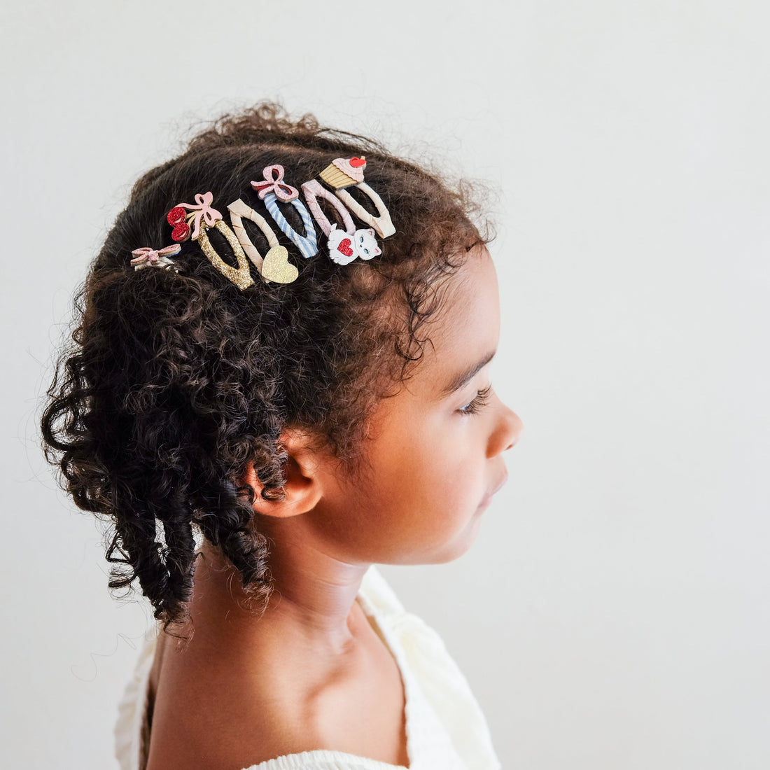 Mimi &amp; Lula Kittybow mini hair clips