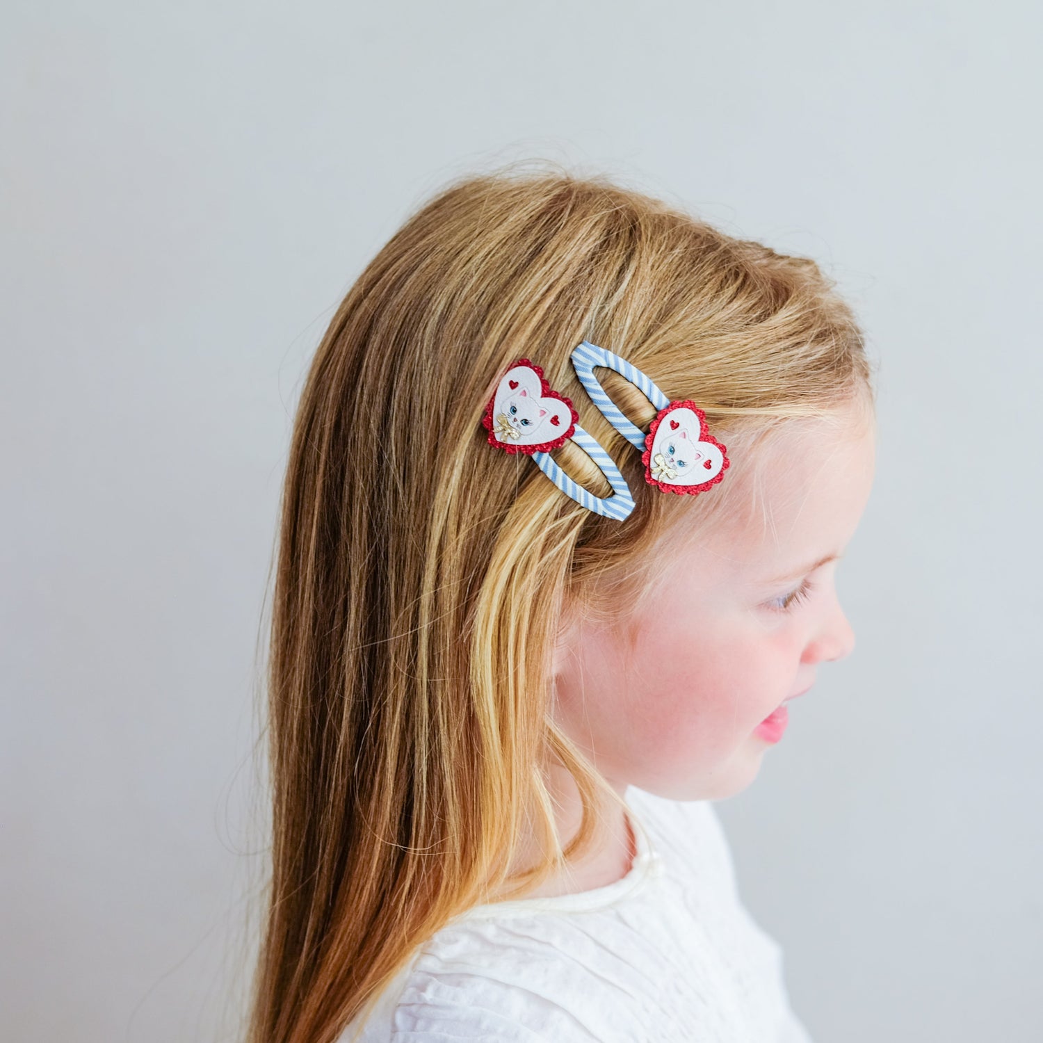 Mimi &amp; Lula Scalloped kitty hair clips