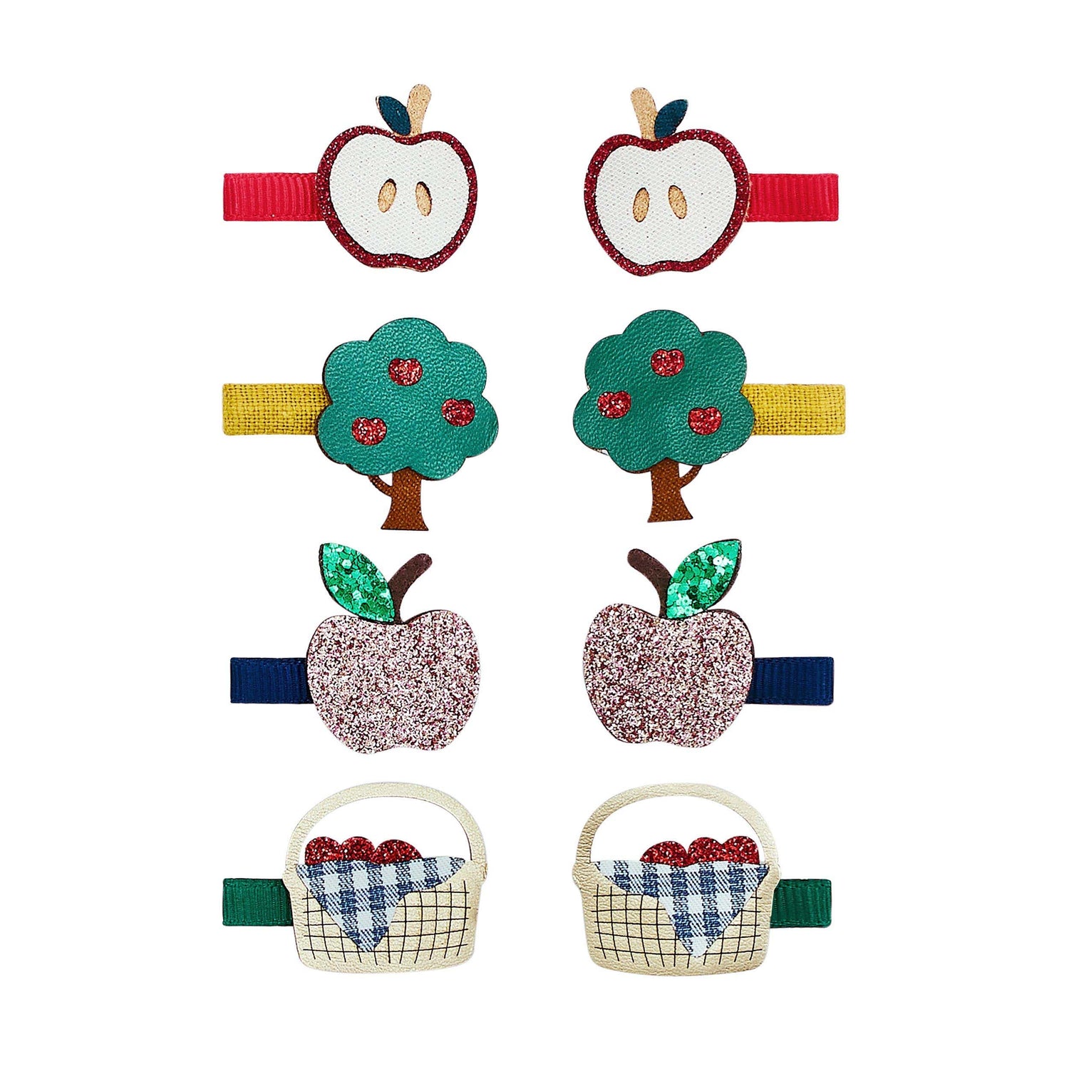 Mimi &amp; Lula Apple harvest salon hair clips