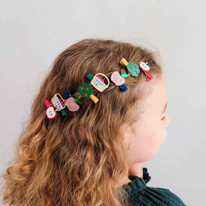 Mimi &amp; Lula Apple harvest salon hair clips