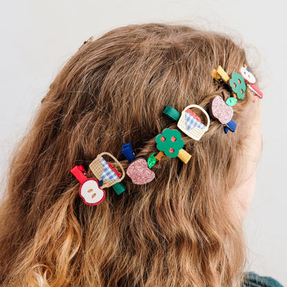 Mimi &amp; Lula Apple harvest salon hair clips