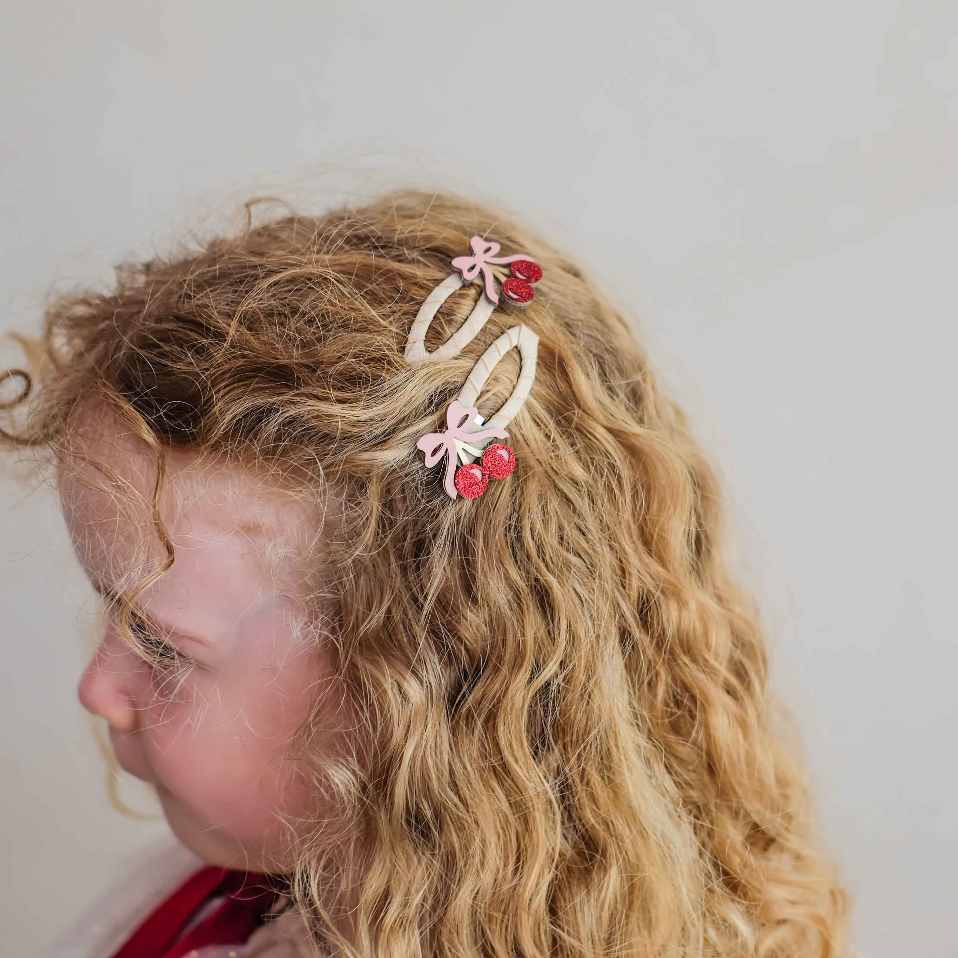 Mimi &amp; Lula Fancy cherries hair clips