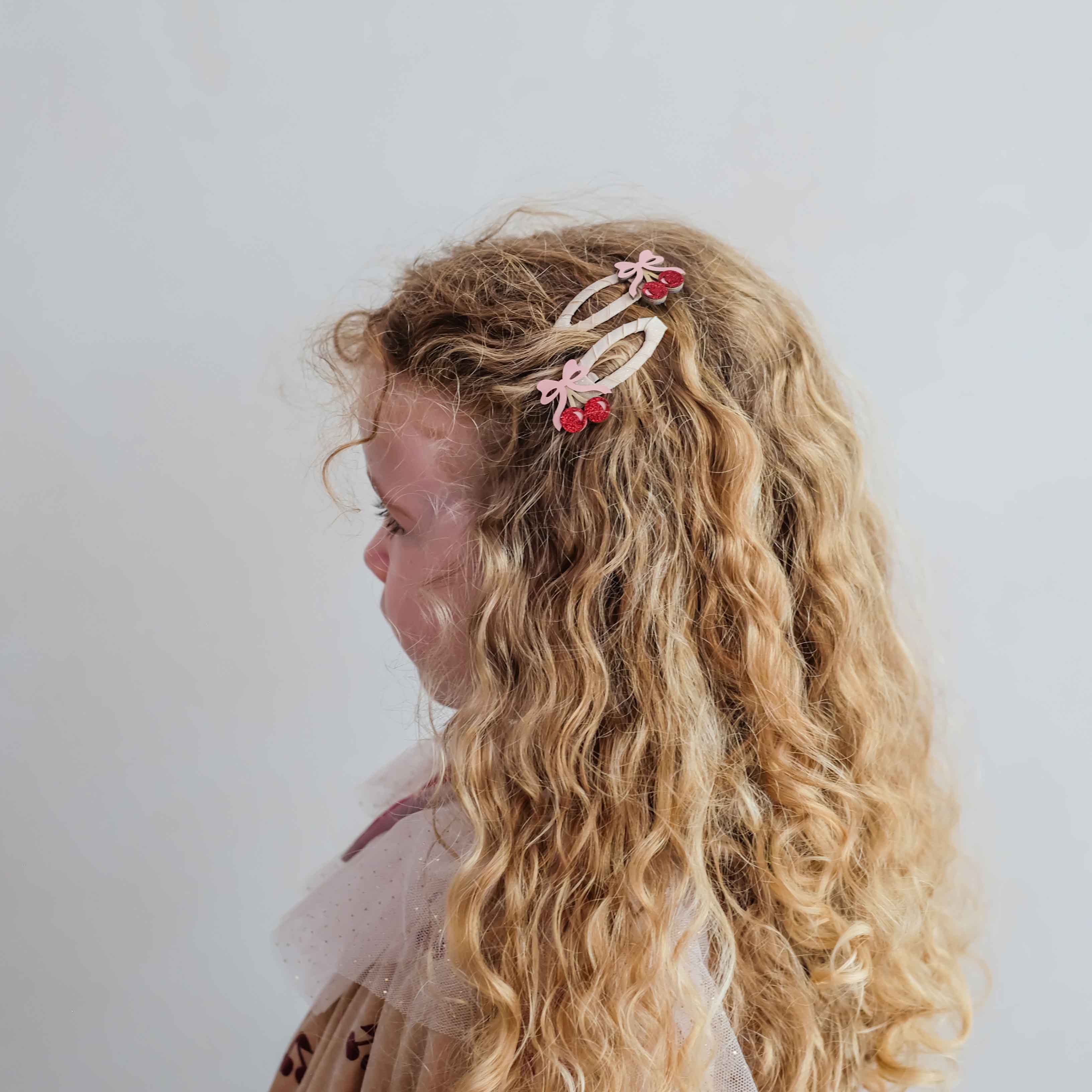 Mimi &amp; Lula Fancy cherries hair clips