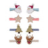 Mimi & Lula Christmas salon hair clips with Santa, reindeer, star and tree motifs