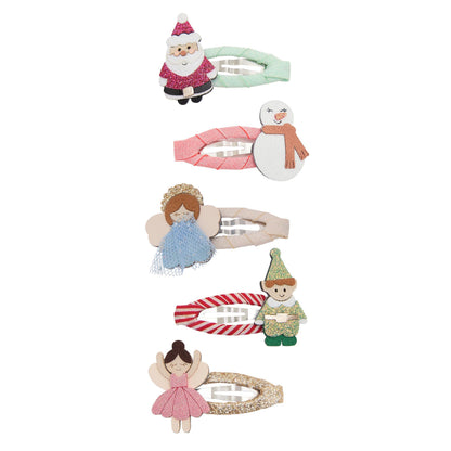 Mimi &amp; Lula cute Christmas character mini hair clips