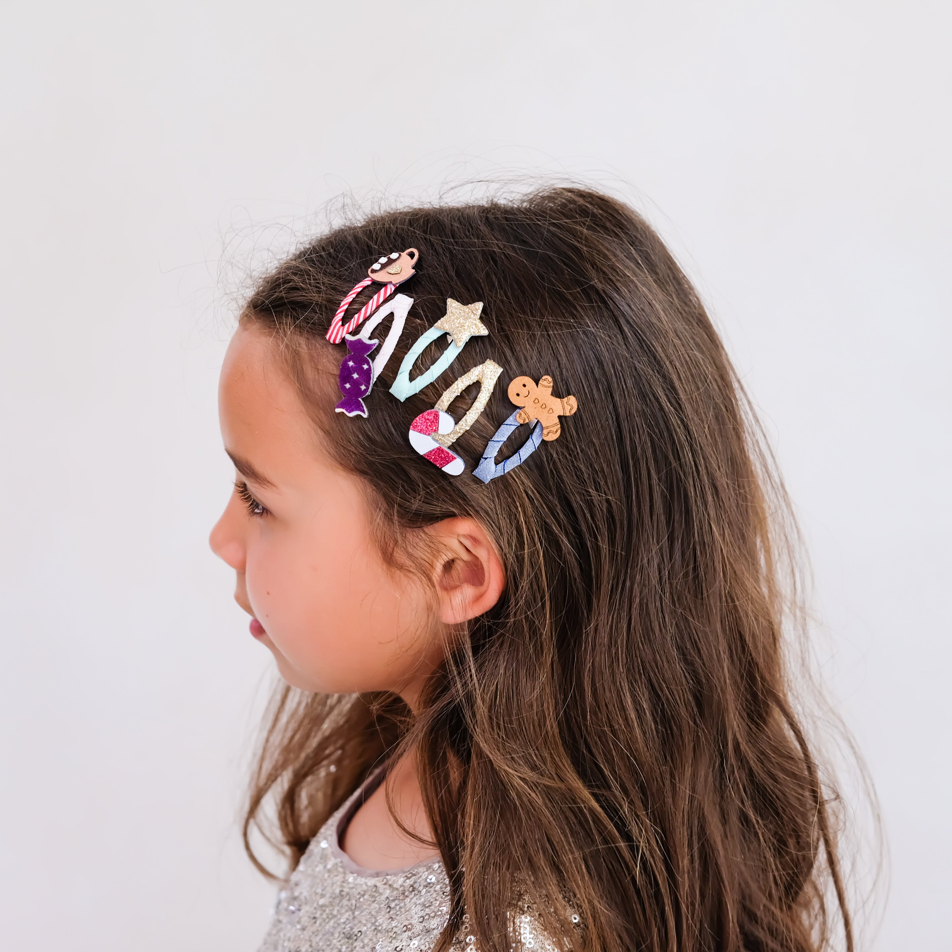 Christmas food mini clips styled in a child&