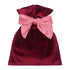 Mimi & Lula burgundy gifting pouch with hair accessories