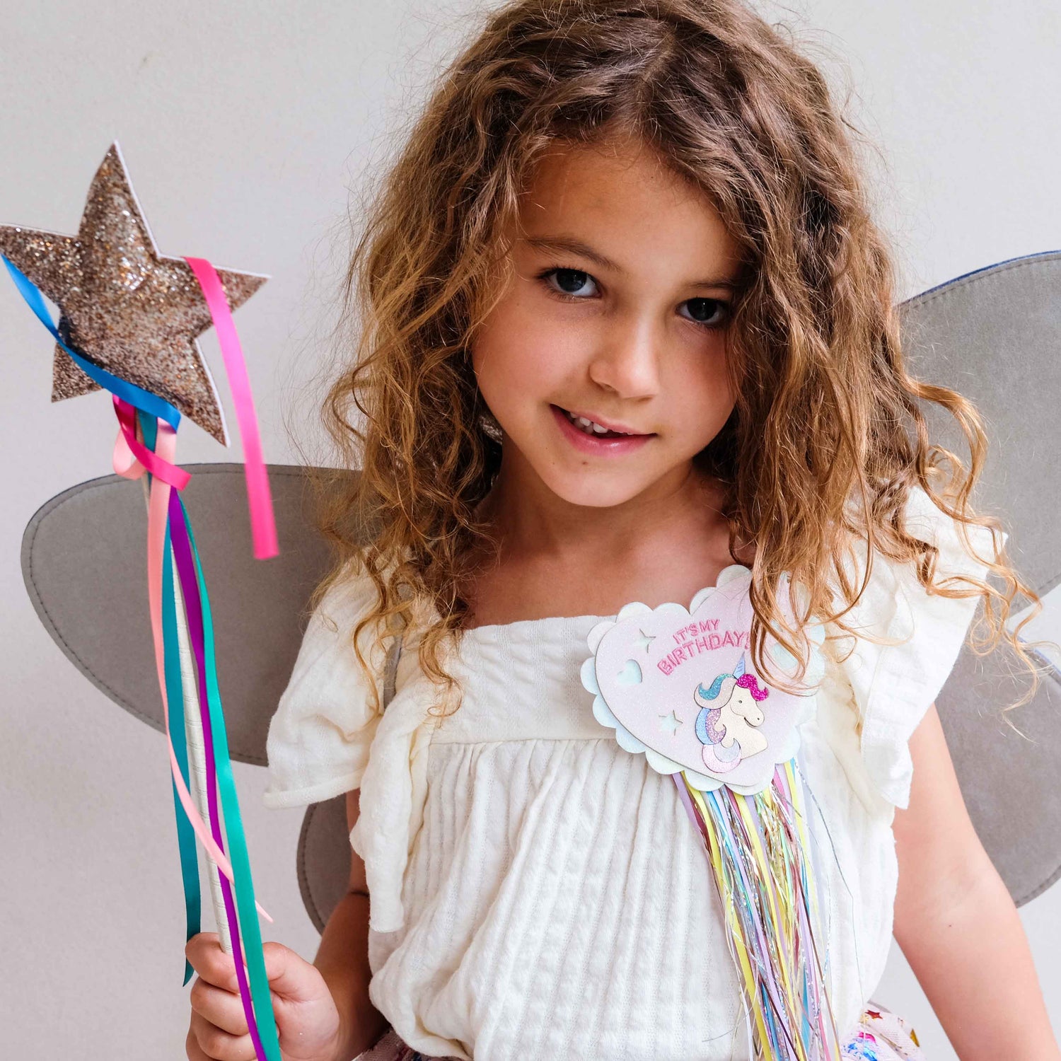 Mimi &amp; Lula Magical unicorn birthday badge