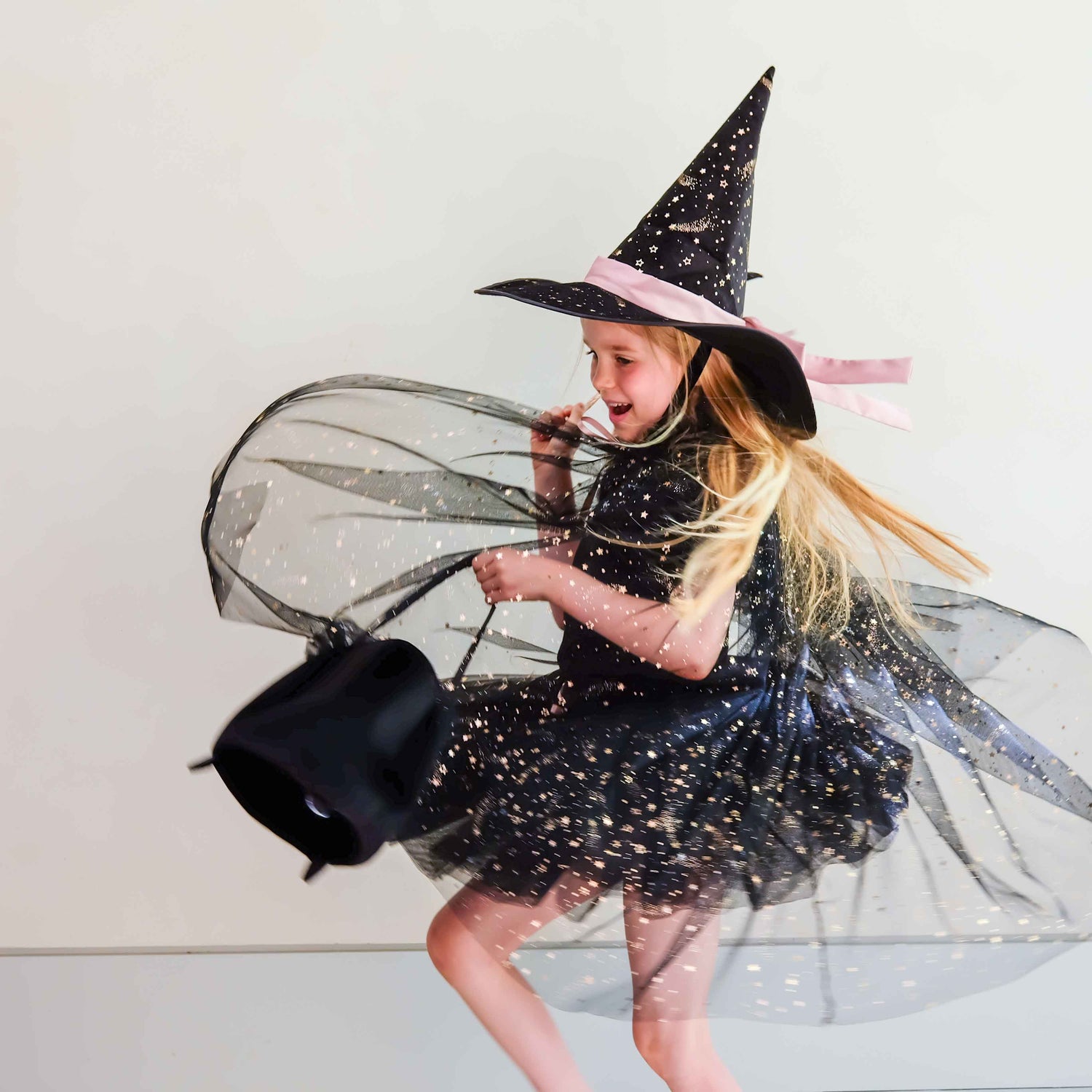 Mimi &amp; Lula Ethel tulle witch cape