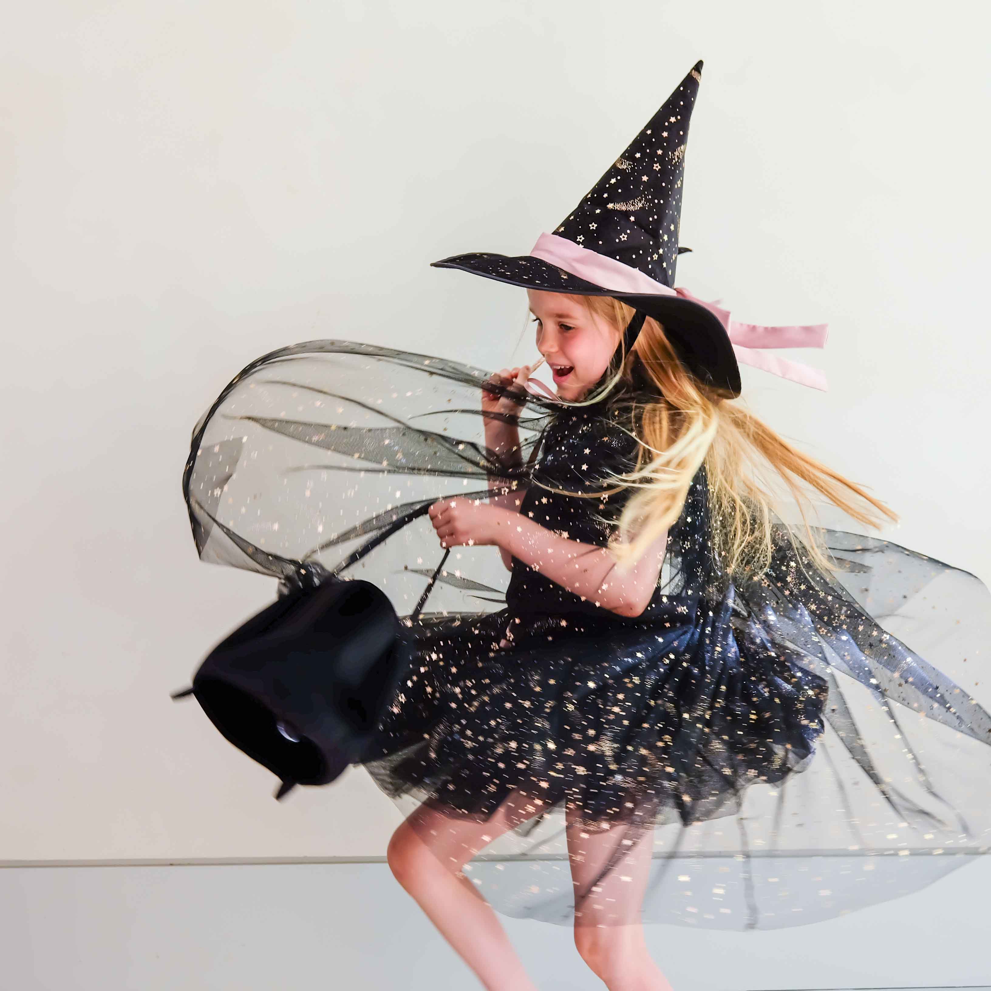 Mimi &amp; Lula Ethel tulle witch cape