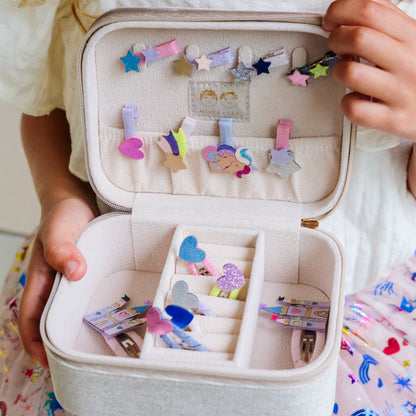Mimi &amp; Lula Velvet unicorn jewellery box