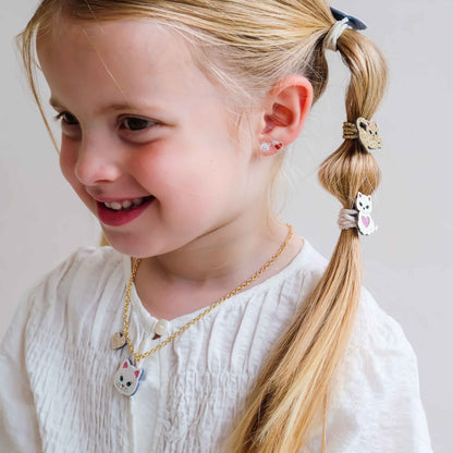 Mimi &amp; Lula Kittybow stick on earrings