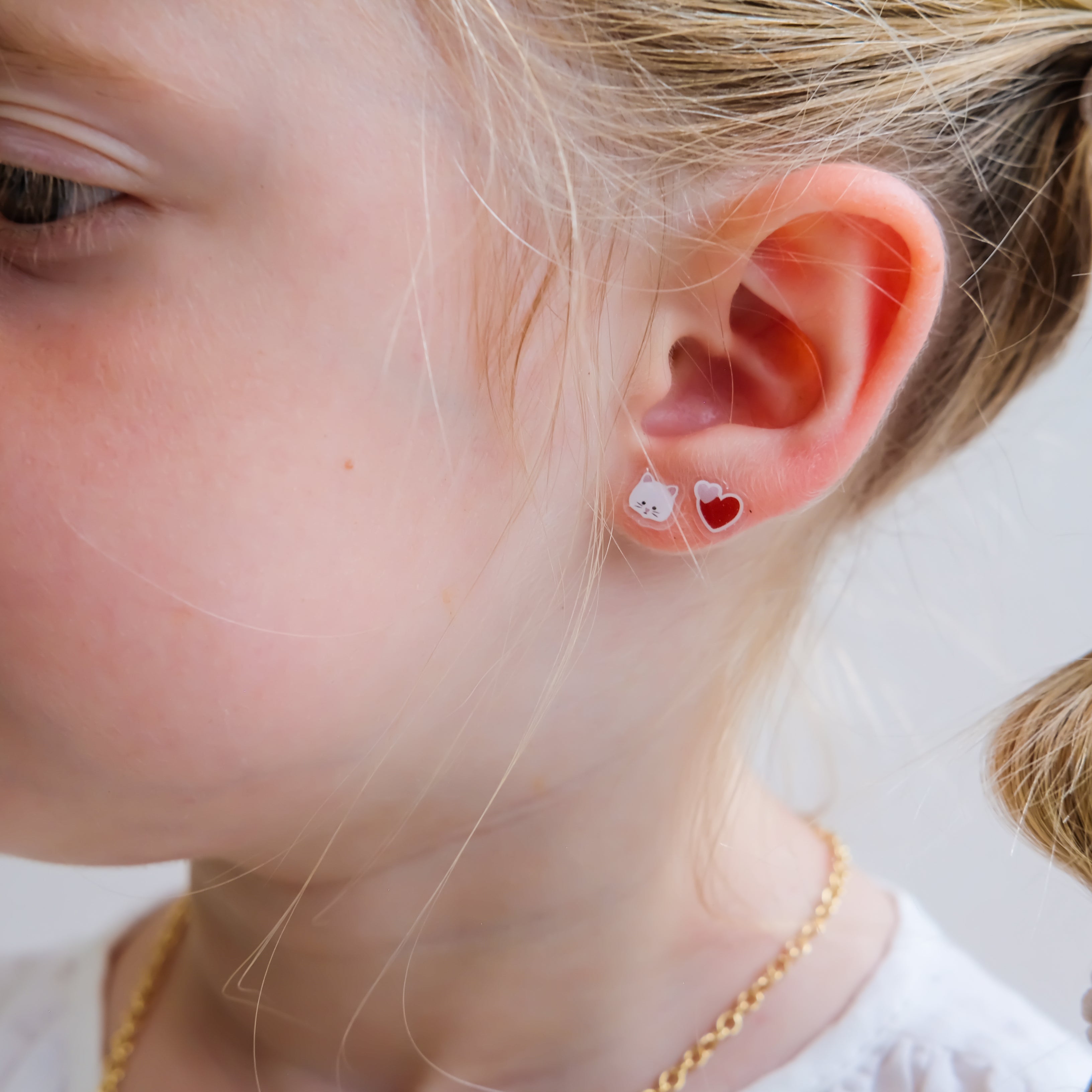 Mimi &amp; Lula Kittybow stick on earrings