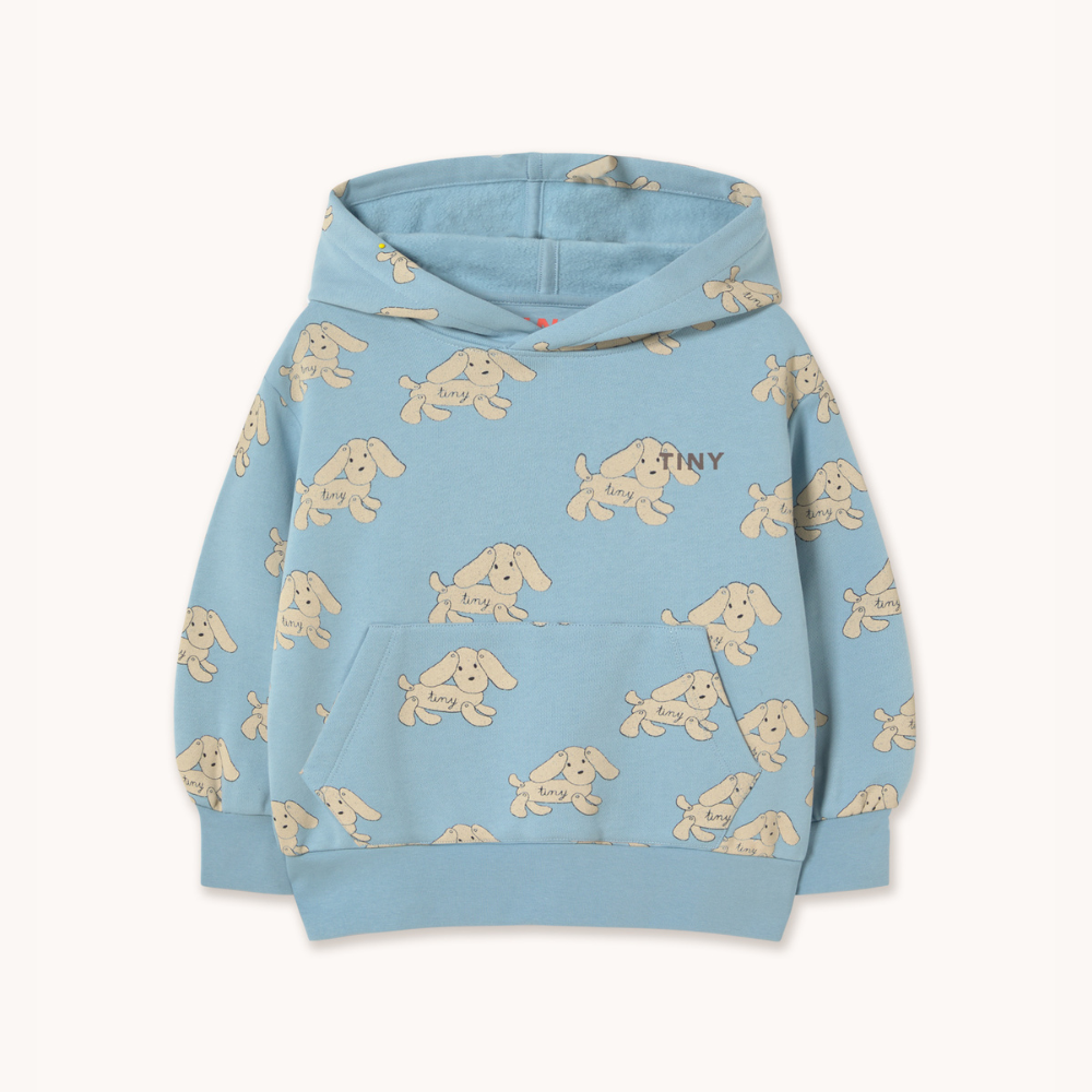 Tinycottons Dogs Hoodie - Denim Blue