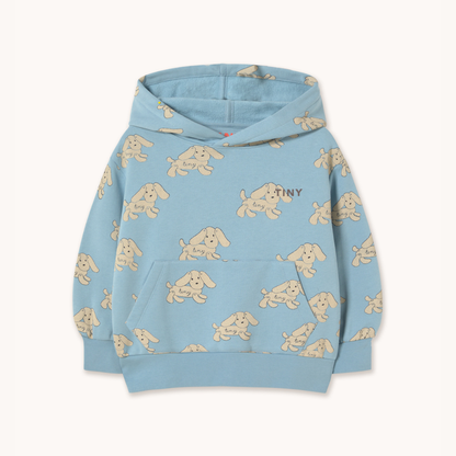 Tinycottons Dogs Hoodie - Denim Blue