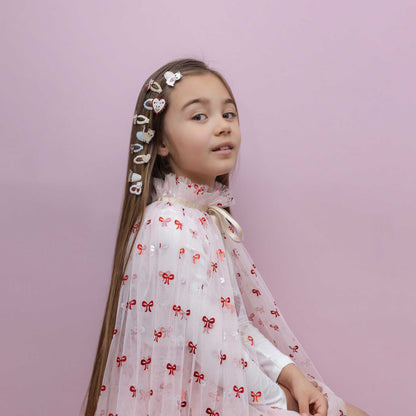 Mimi &amp; Lula Kittybow mini hair clips