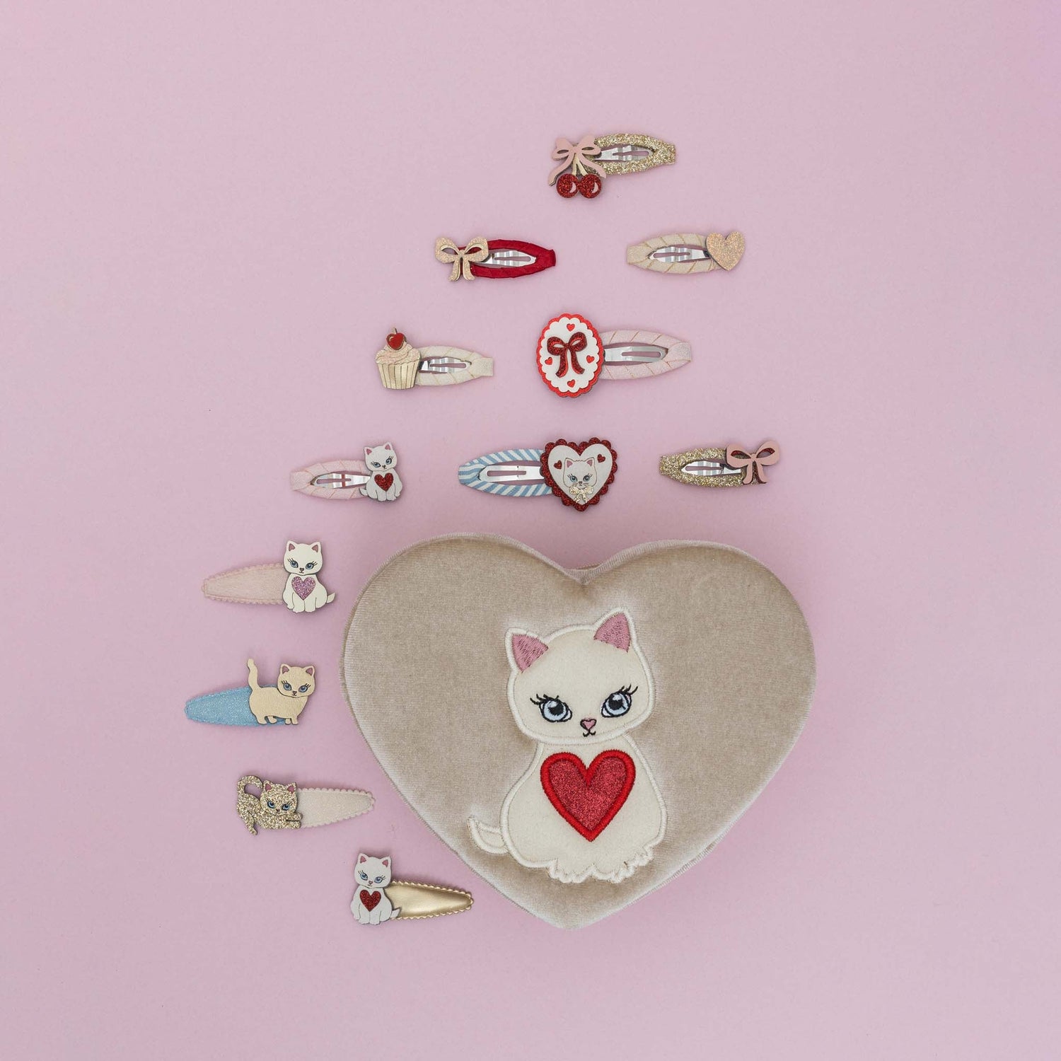 Mimi &amp; Lula Kittybow mini hair clips
