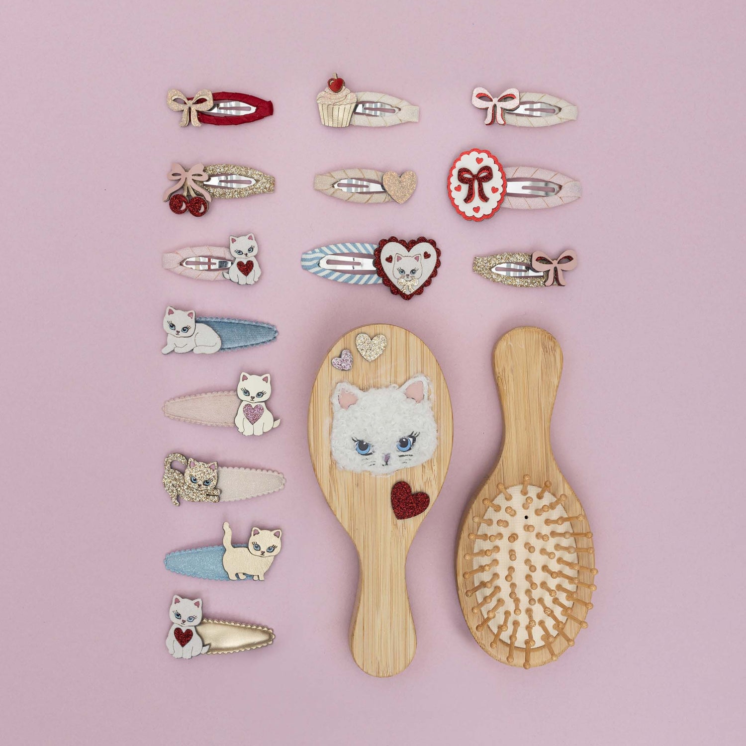 Mimi &amp; Lula Kittybow mini hair clips