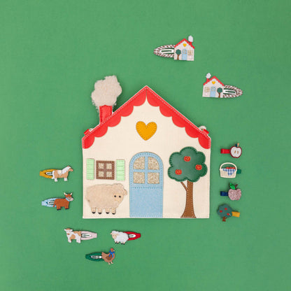 Mimi &amp; Lula Apple harvest salon hair clips