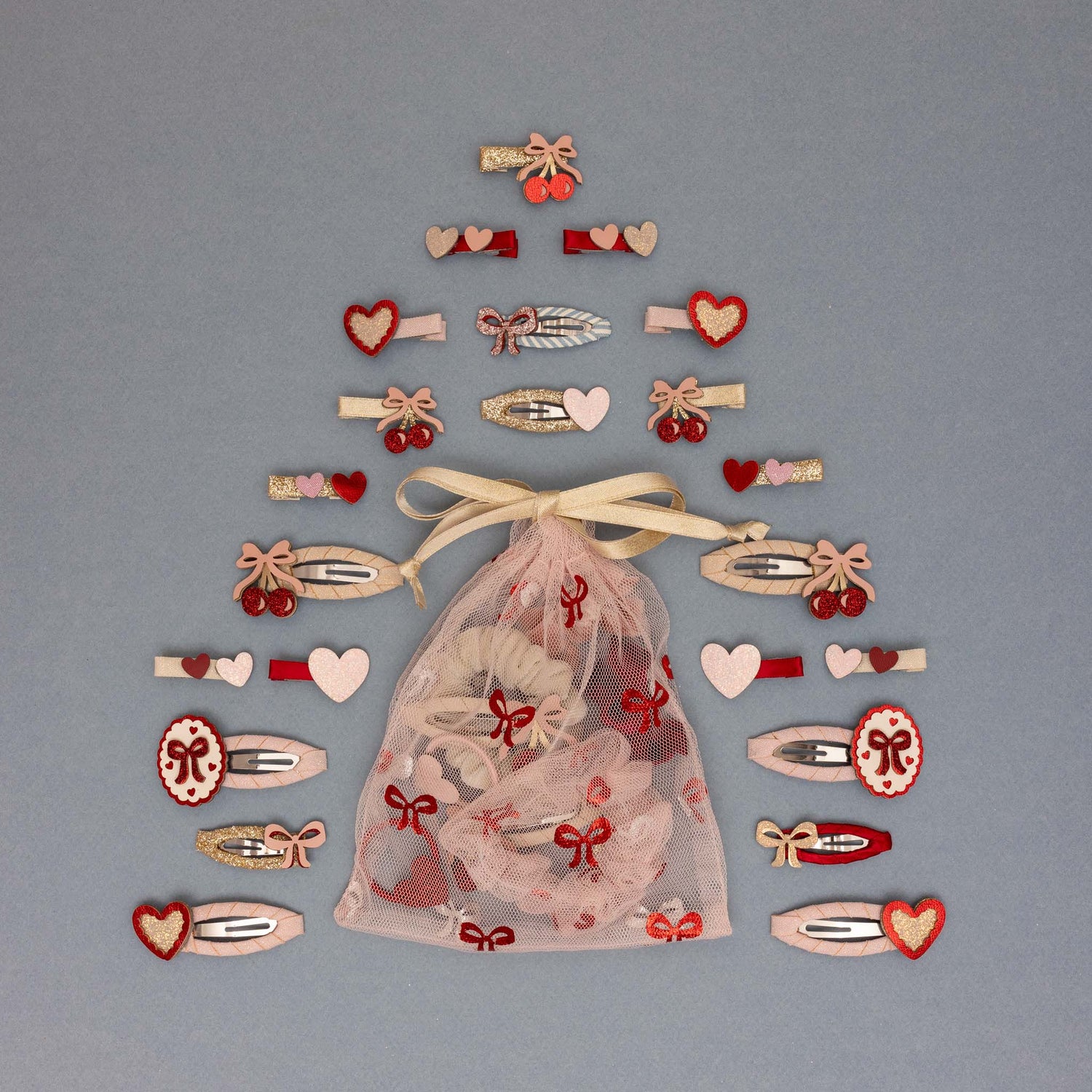 Mimi &amp; Lula Fancy cherries salon hair clips