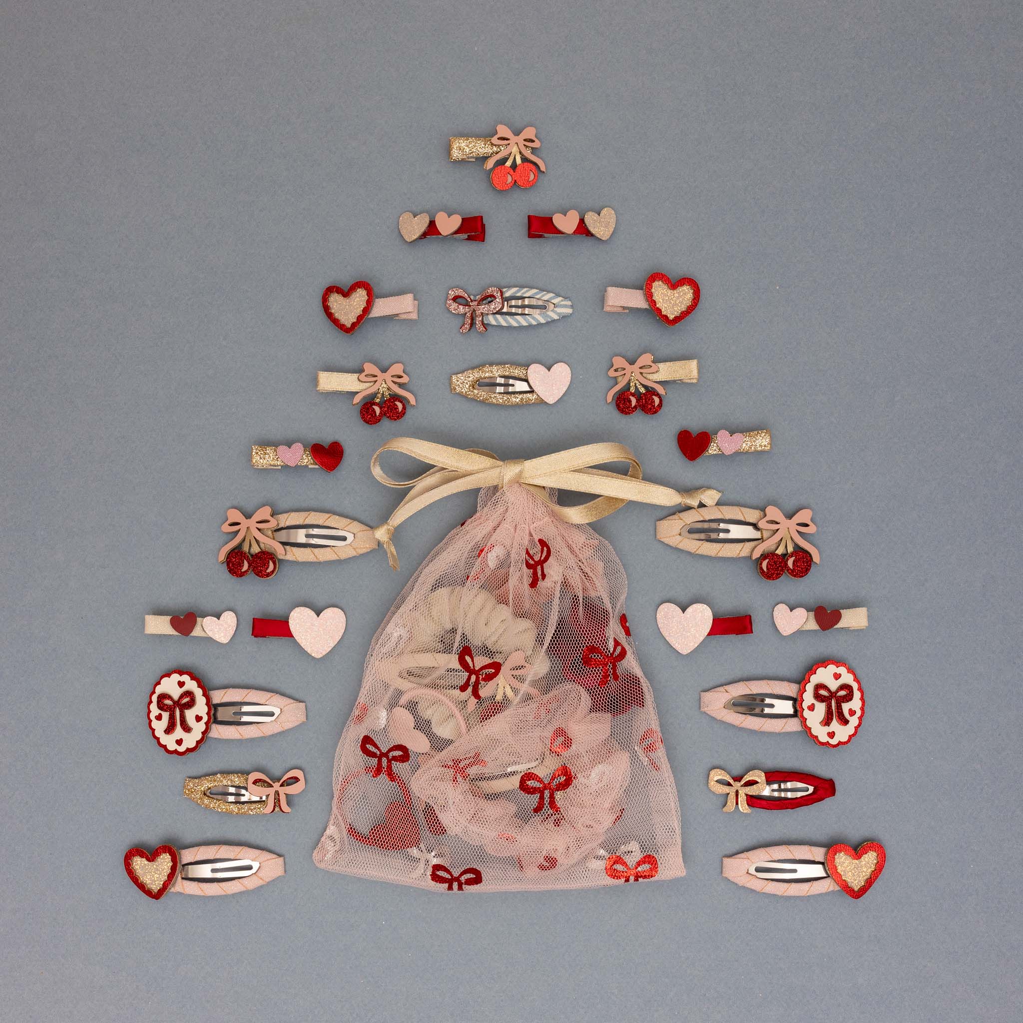 Mimi &amp; Lula Fancy cherries salon hair clips