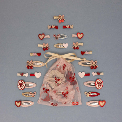 Mimi &amp; Lula Fancy cherries salon hair clips