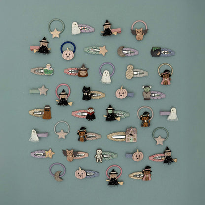 Mimi &amp; Lula Halloween cat mini hair ties