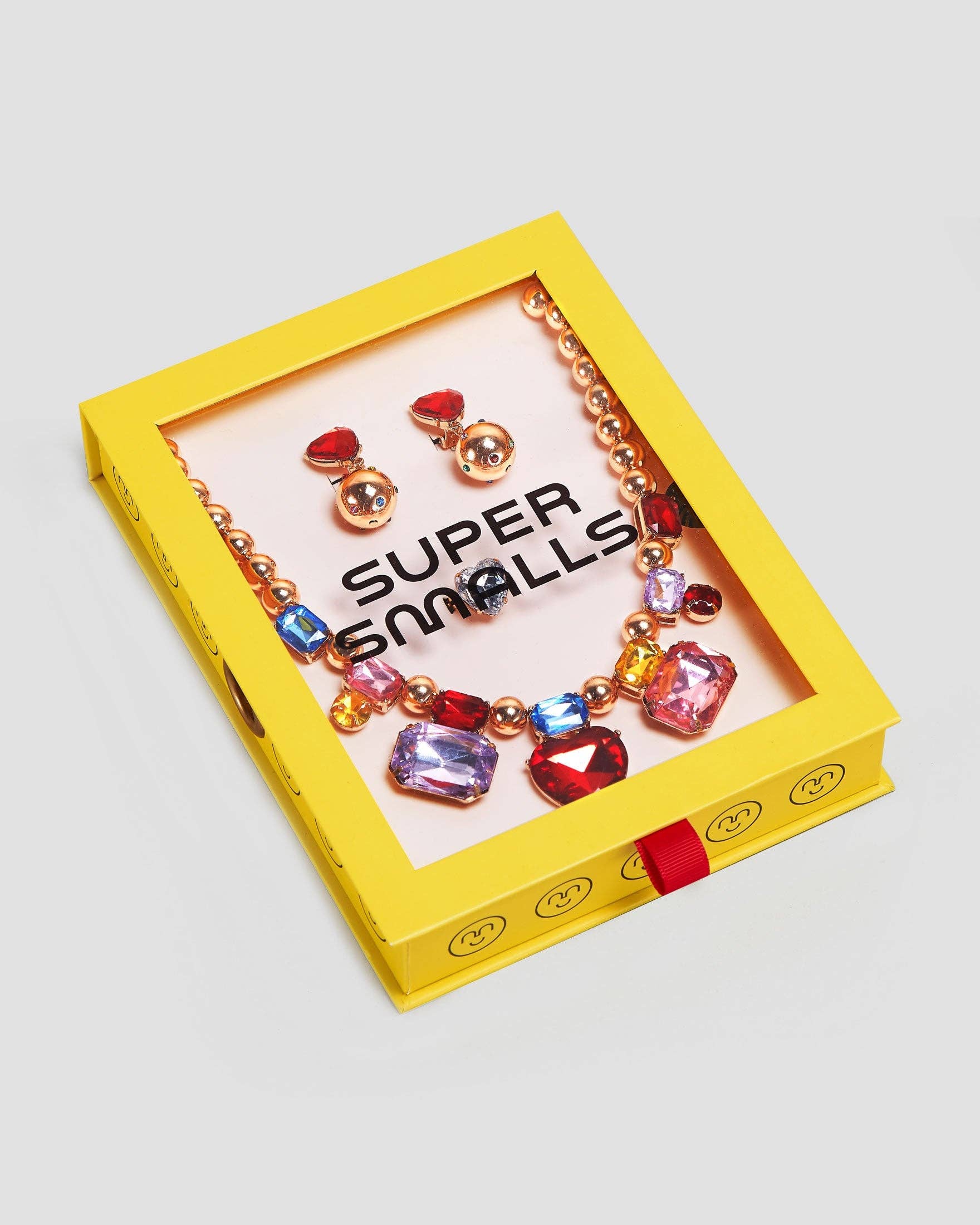Super Smalls - Red Heart Gem Necklace Set