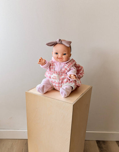 Shine on me Distribution - Doll Carrier - Pink gigham - Tiny Harlow