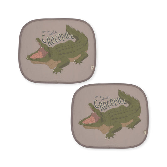 2 PACK CAR SUNSHADE - OXFORD TAN Konges Sløjd - enjoykidsus