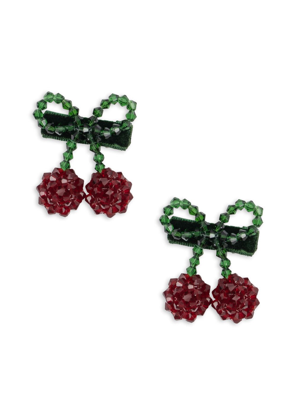 Konges Sløjd 2 PACK CHERRY HAIR CLIP - red/glitter Konges Sløjd New Collection