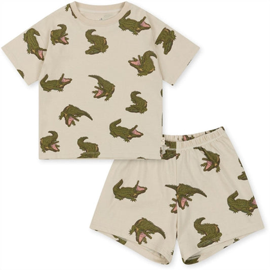 2 Pack lin set - Crocodile Konges Sløjd - enjoykidsus