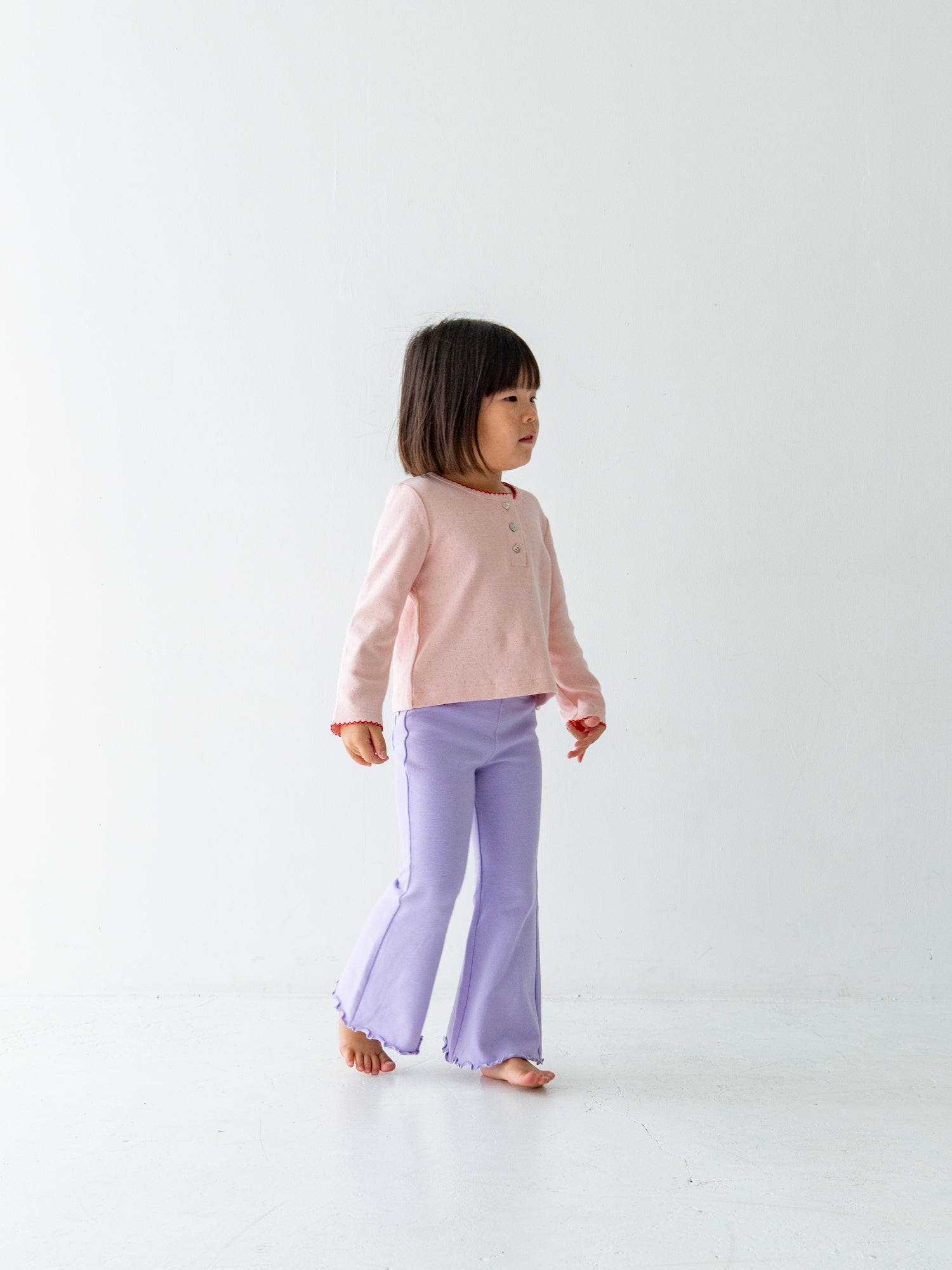 【20％OFF】Flare cotton pants Pippi + Lotta