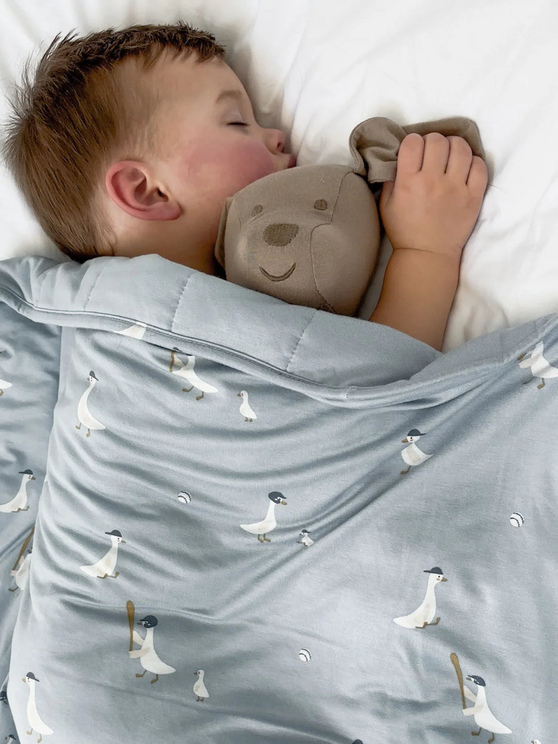 Gunamuna Cloud Toddler Blanket - Baseball Goose 1.0 Tog