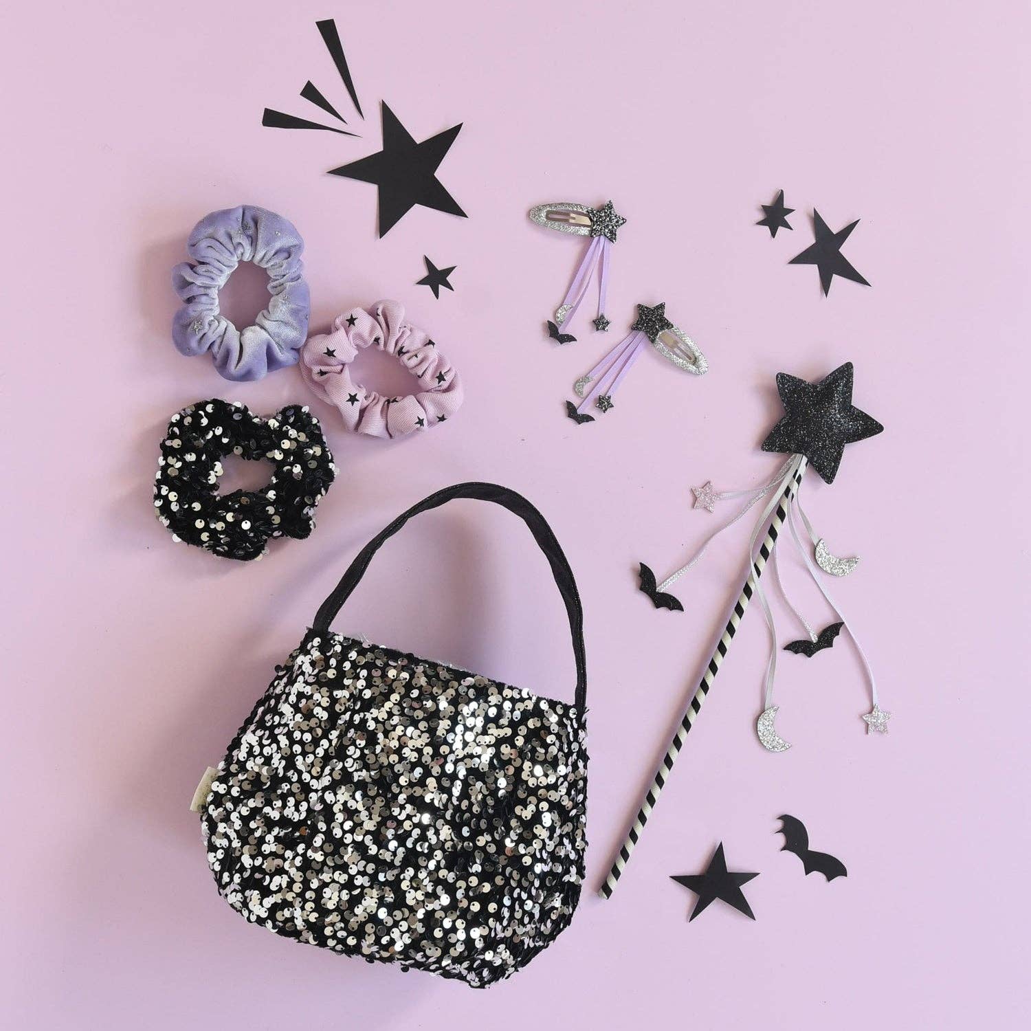 Rockahula - Spellbound Sequin Velvet Cauldron Bag