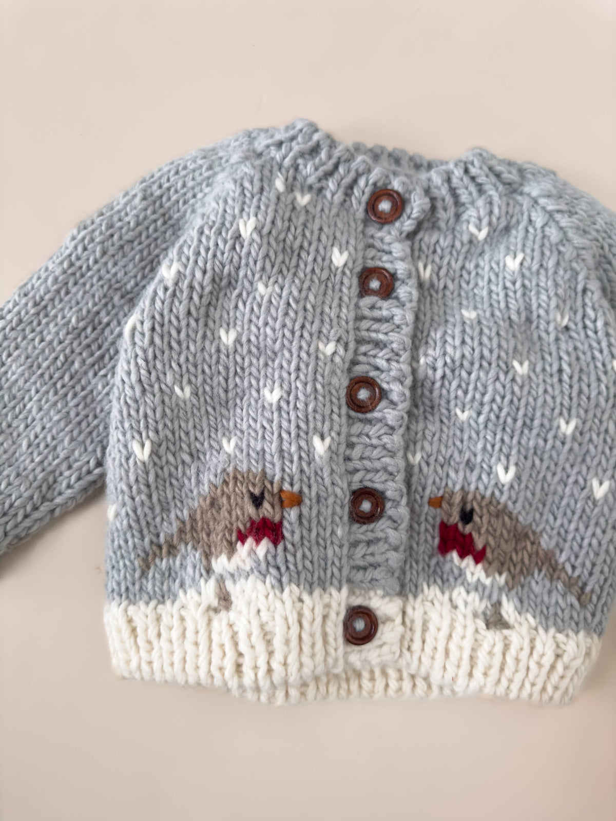 The Blueberry Hill Robin Cardigan - Bowie Grey